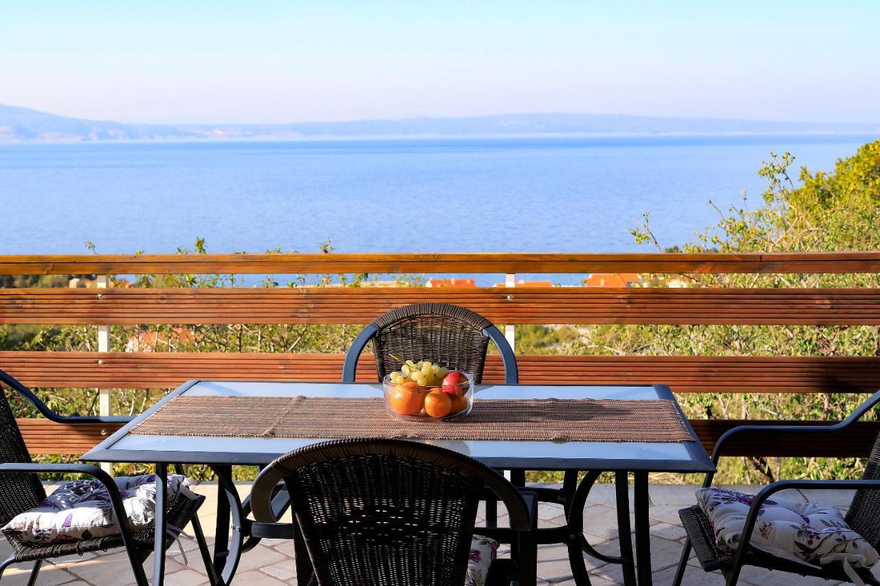 Apartment Vincent With Beautiful Sea View Terrace Klenovica Zewnętrze zdjęcie